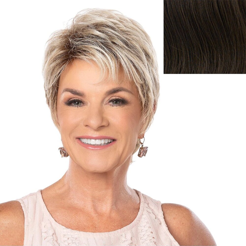 Toni Brattin Angelic Short Textured Wig- Dark Brown Shade a673935
